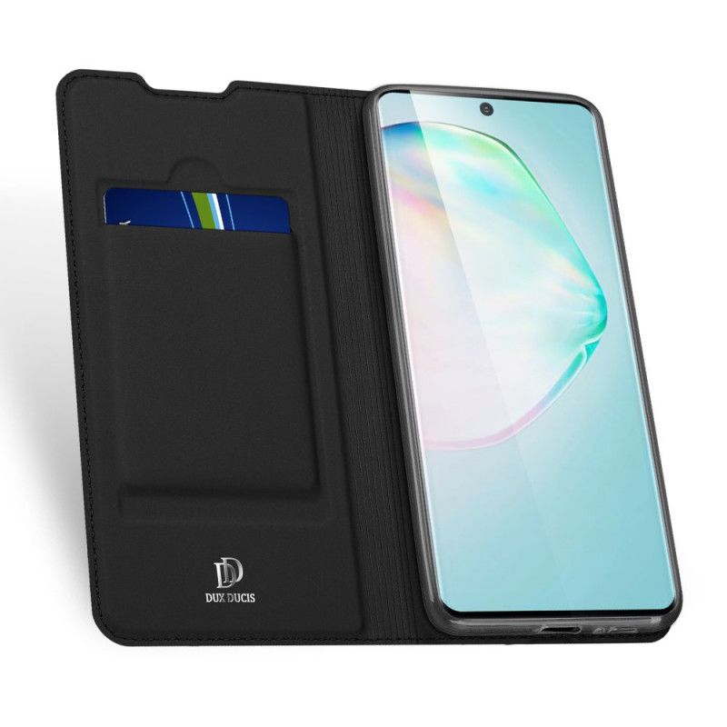 Flip Case Für Samsung Galaxy S10 Lite Schwarz Pro-Dux-Ducis-Haut