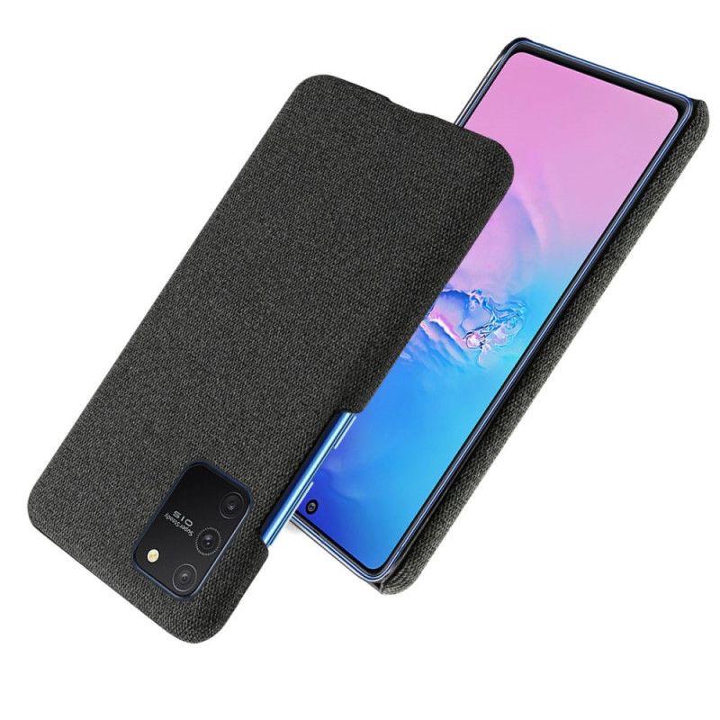 Hülle Samsung Galaxy S10 Lite Dunkelblau Ksq Stoffstruktur