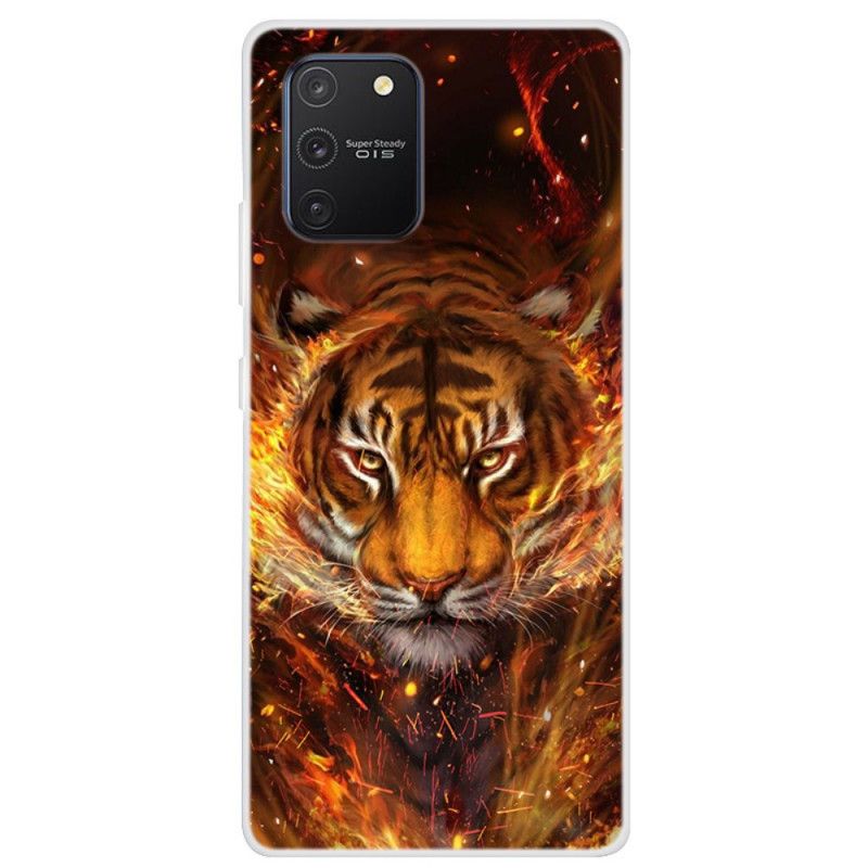 Hülle Samsung Galaxy S10 Lite Handyhülle Feuertiger