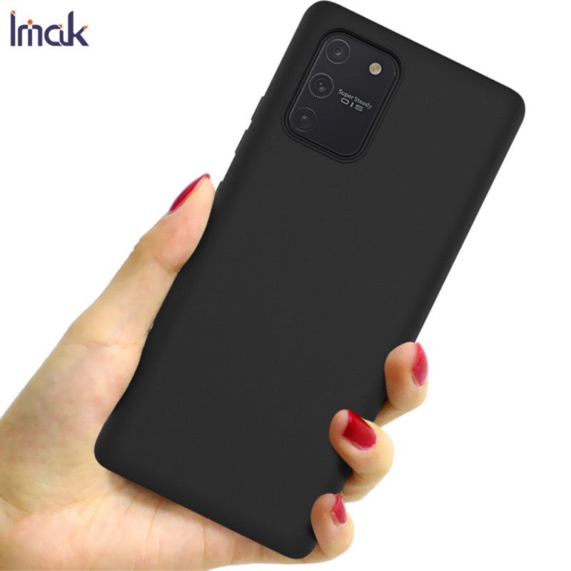 Hülle Samsung Galaxy S10 Lite Schwarz Silikonmatte Der Uc-1-Serie Imak