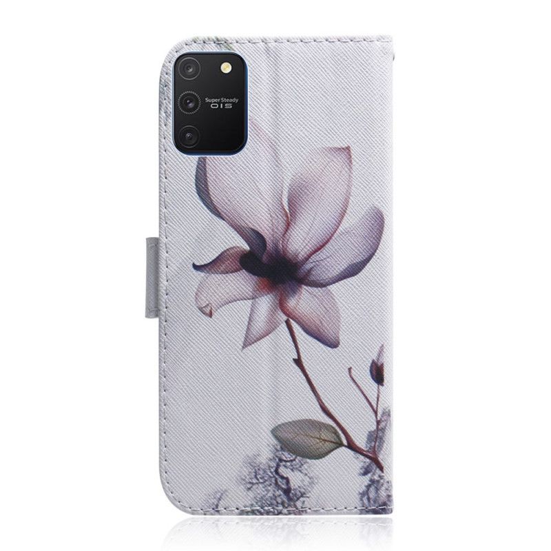 Lederhüllen Samsung Galaxy S10 Lite Alte Rosenblüte