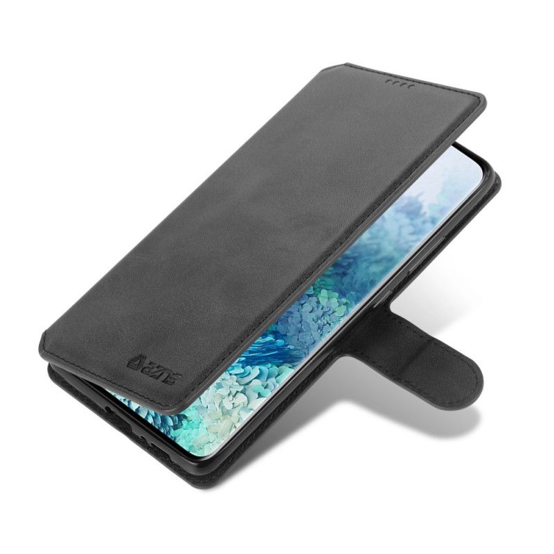 Lederhüllen Samsung Galaxy S10 Lite Schwarz Retro-Azns