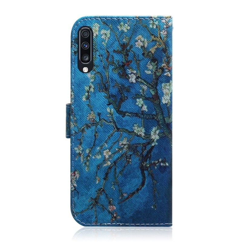 Lederhüllen Samsung Galaxy A70 Blühender Ast