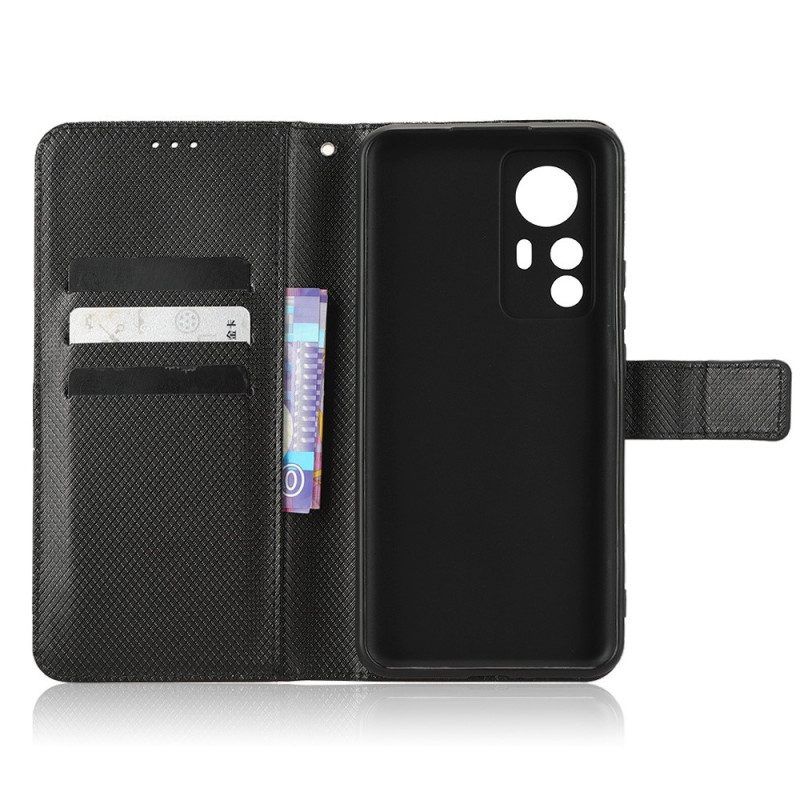 Flip Case Für Xiaomi 12T / 12T Pro Mit Kordel Kunstlederarmband