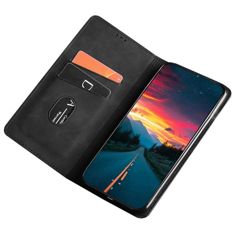 Schutzhülle Für Xiaomi 12T / 12T Pro Flip Case Ledereffekt