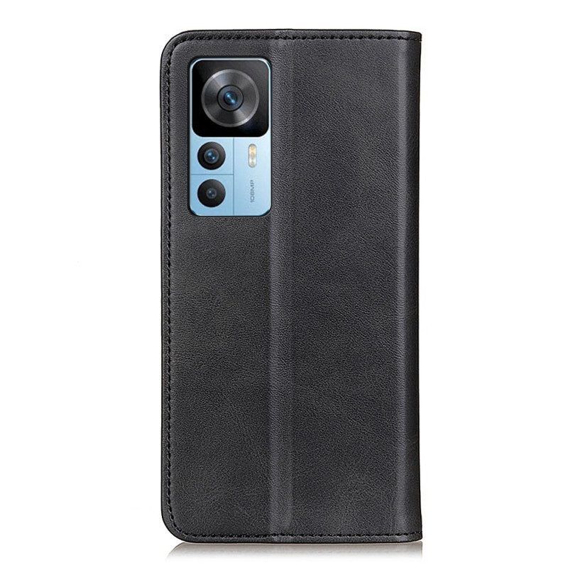 Schutzhülle Für Xiaomi 12T / 12T Pro Flip Case Spaltleder