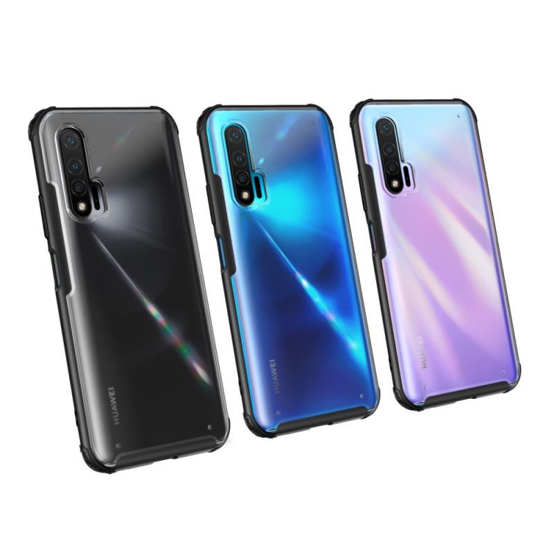 Hülle Huawei Nova 6 Schwarz Handyhülle Anti-Fingerabdruck