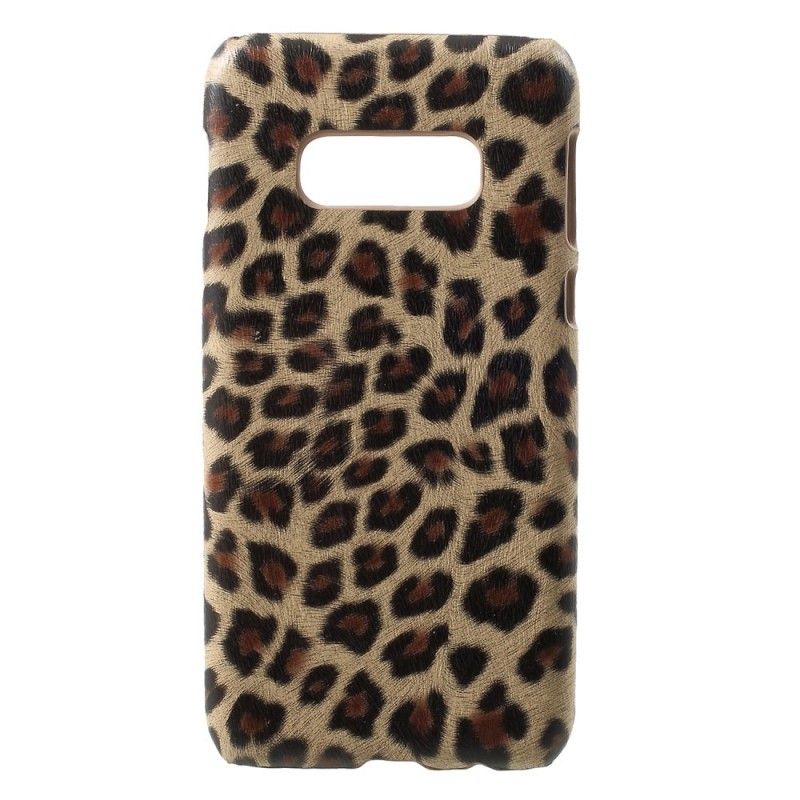 Hülle Für Samsung Galaxy S10E Braun Leopard