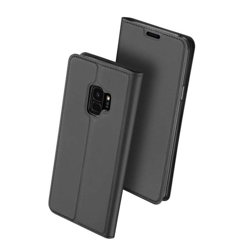 Flip Case Für Samsung Galaxy S9 Schwarz Erstklassige Serie