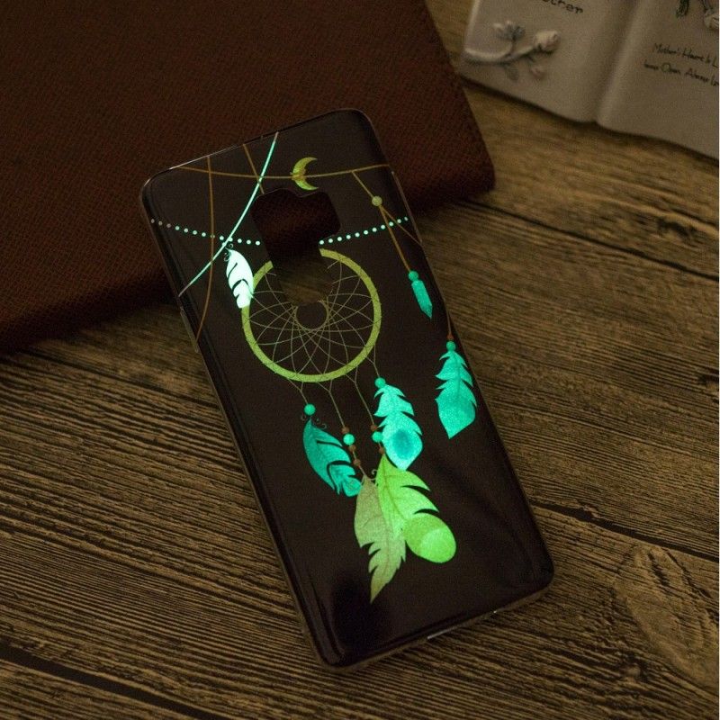 Hülle Samsung Galaxy S9 Fluoreszierender Einzigartiger Traumfänger