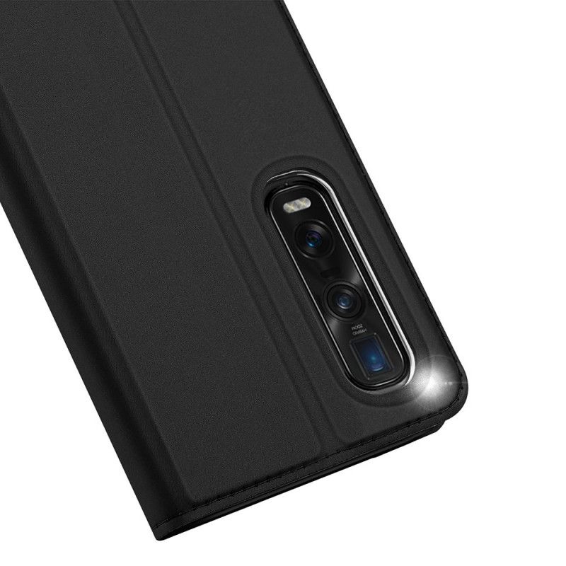 Flip Case Oppo Find X2 Pro Dunkelblau Pro-Dux-Ducis-Haut