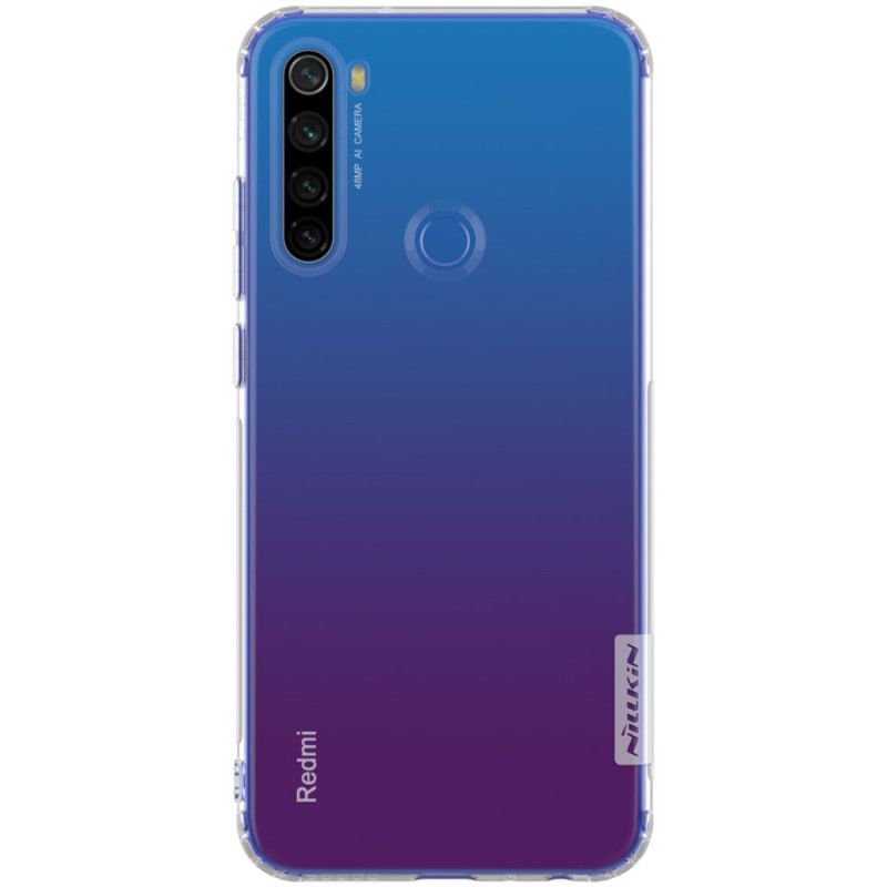 Hülle Xiaomi Redmi Note 8T Grau Transparenter Nillkin