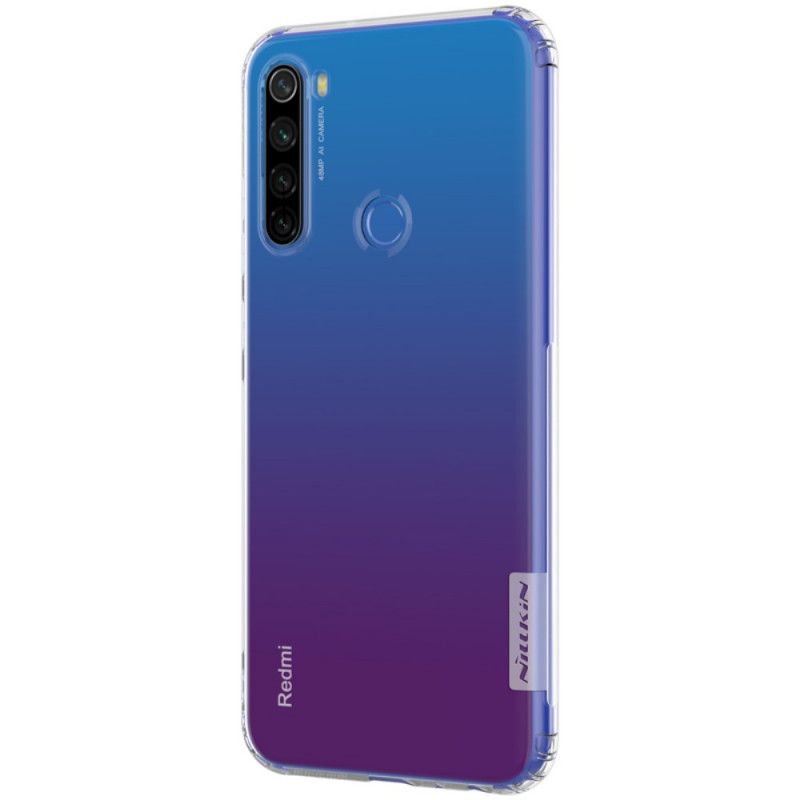 Hülle Xiaomi Redmi Note 8T Grau Transparenter Nillkin