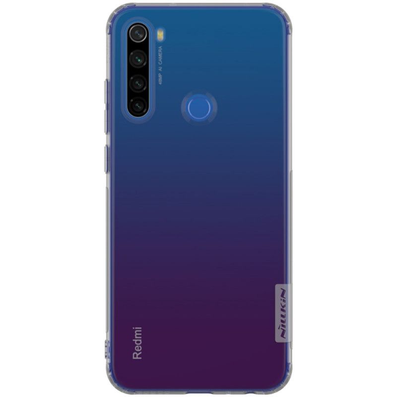 Hülle Xiaomi Redmi Note 8T Grau Transparenter Nillkin