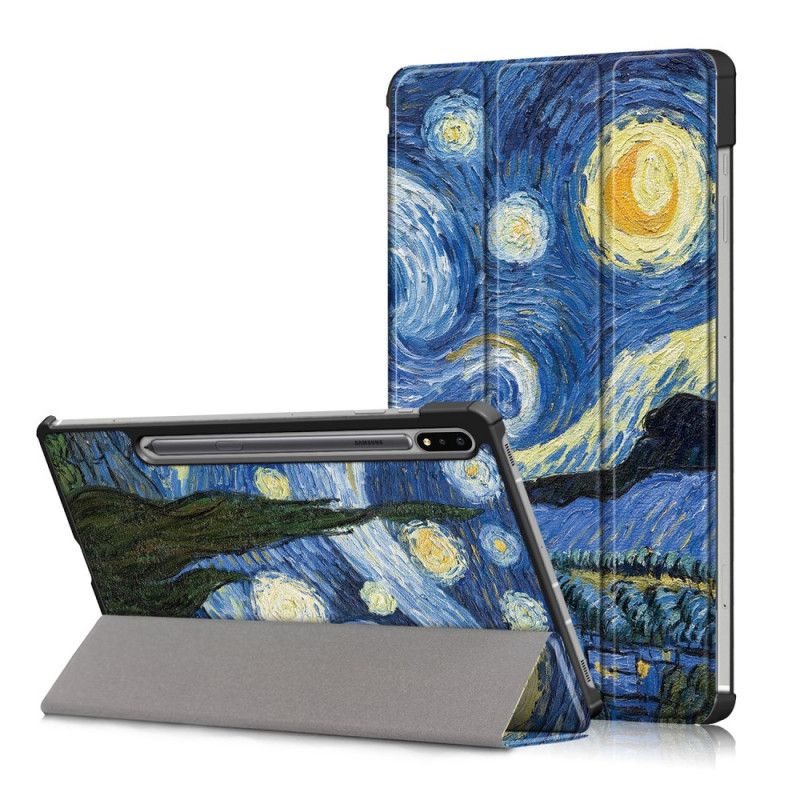 Smart Case Samsung Galaxy Tab S7 Verstärkter Van Gogh