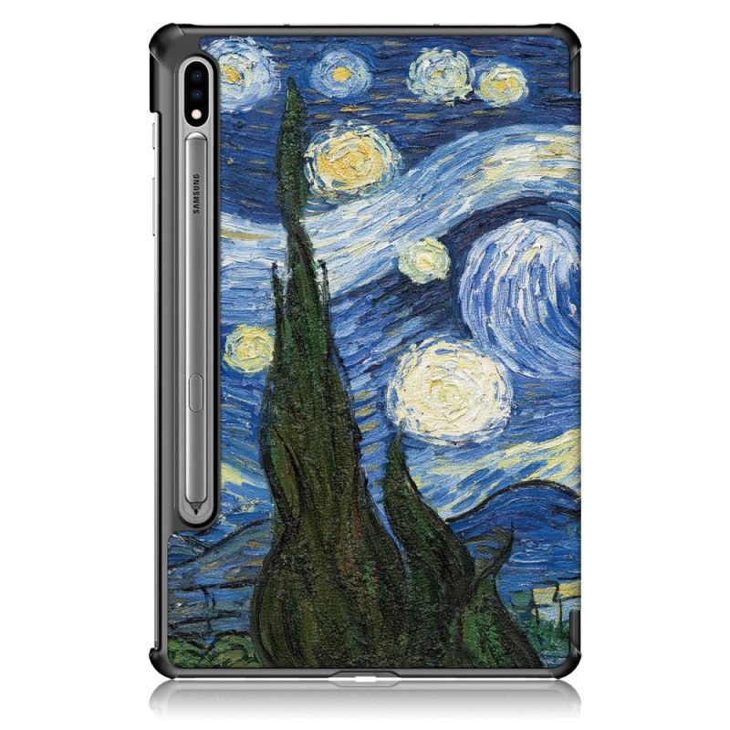 Smart Case Samsung Galaxy Tab S7 Verstärkter Van Gogh