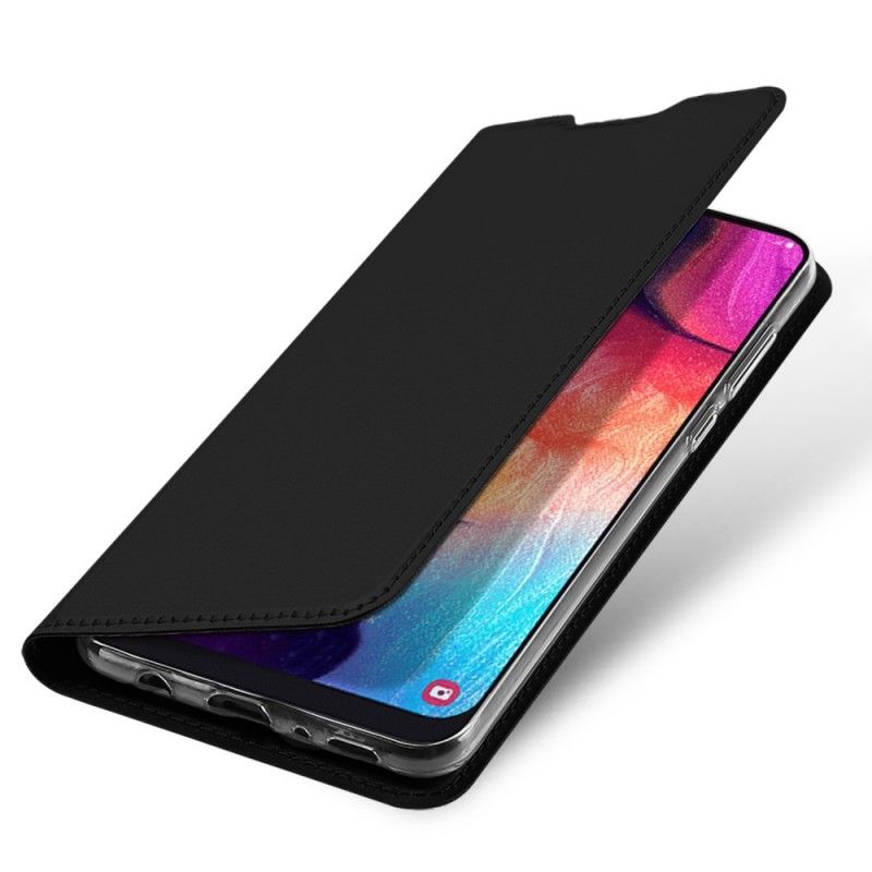 Flip Case Samsung Galaxy A50 Schwarz Erstklassige Serie