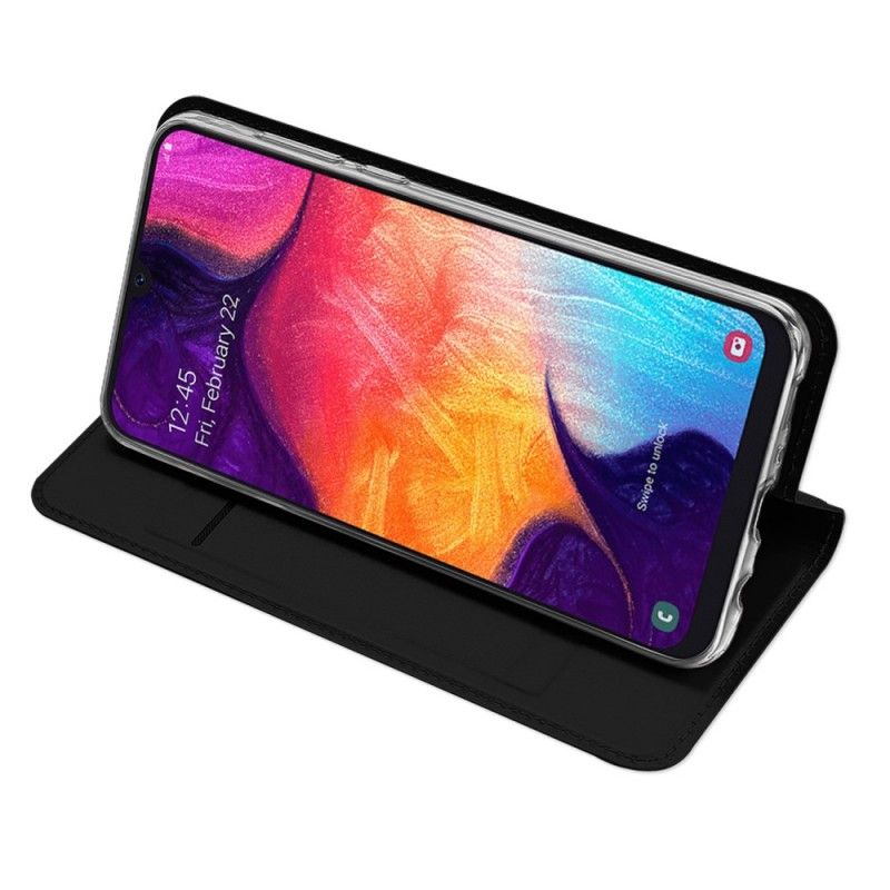 Flip Case Samsung Galaxy A50 Schwarz Erstklassige Serie