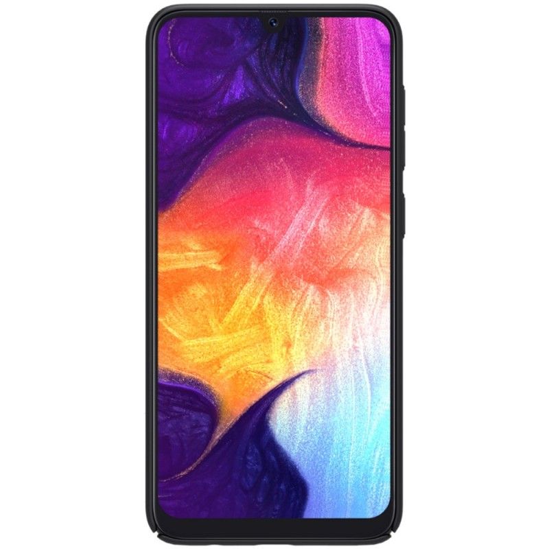 Hülle Samsung Galaxy A50 Schwarz Handyhülle Starrer Gefrosteter Nillkin