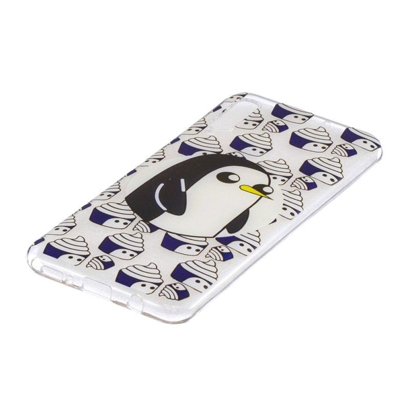 Hülle Samsung Galaxy A50 Transparente Pinguine