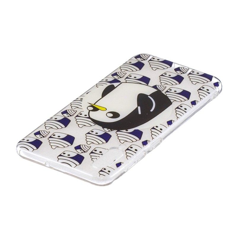 Hülle Samsung Galaxy A50 Transparente Pinguine