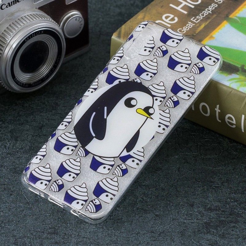 Hülle Samsung Galaxy A50 Transparente Pinguine