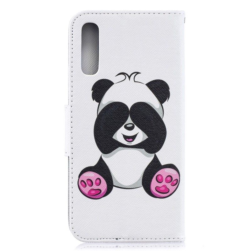 Lederhüllen Samsung Galaxy A50 Lustiger Panda