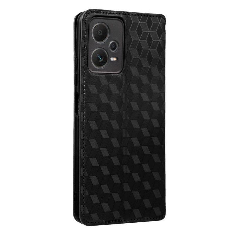 Schutzhülle Für Poco X5 Pro 5G Flip Case 3d-muster