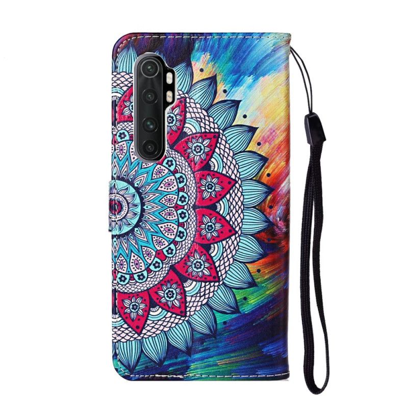 Lederhüllen Xiaomi Mi Note 10 Lite Ultra Buntes Mandala