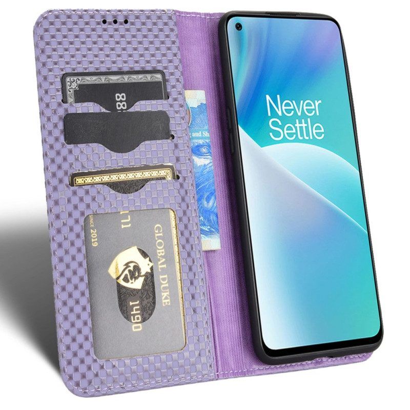 Schutzhülle Für OnePlus Nord 2T 5G Flip Case Gitterstruktur