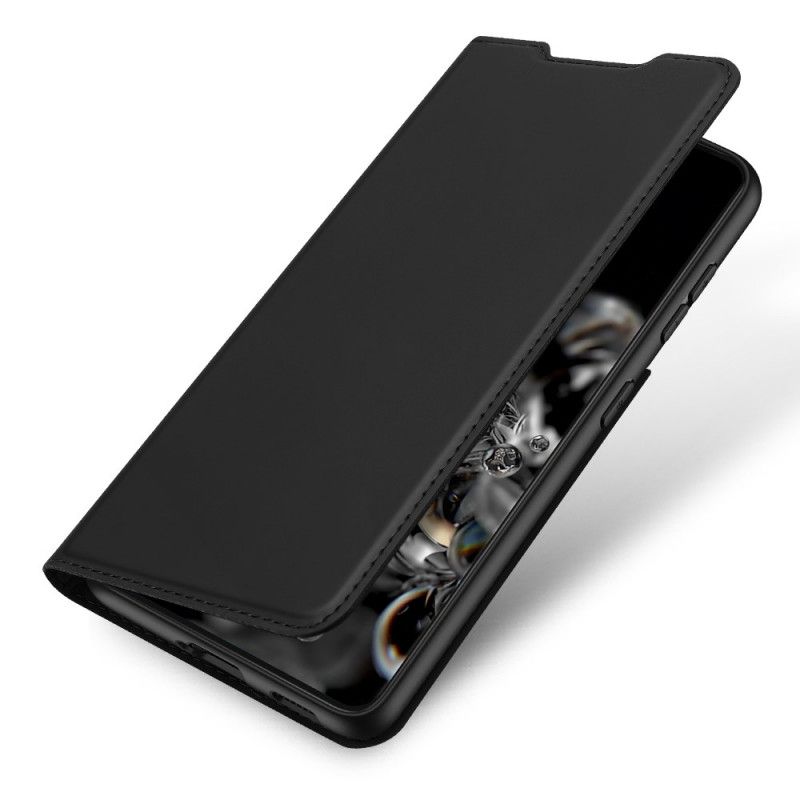 Flip Case Samsung Galaxy S21 Ultra 5G Schwarz Handyhülle Pro-Dux-Ducis-Haut