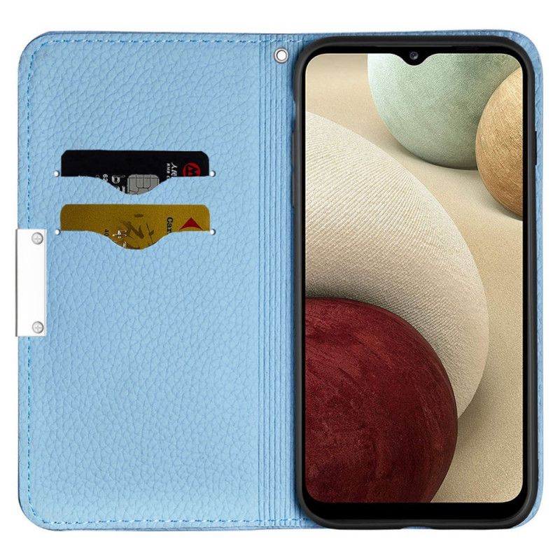 Flip Case Für Samsung Galaxy A13 5g Litchi Ultra Chic Kunstleder