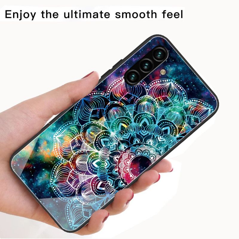 Hülle Samsung Galaxy A13 5g Mandala Aus Gehärtetem Glas