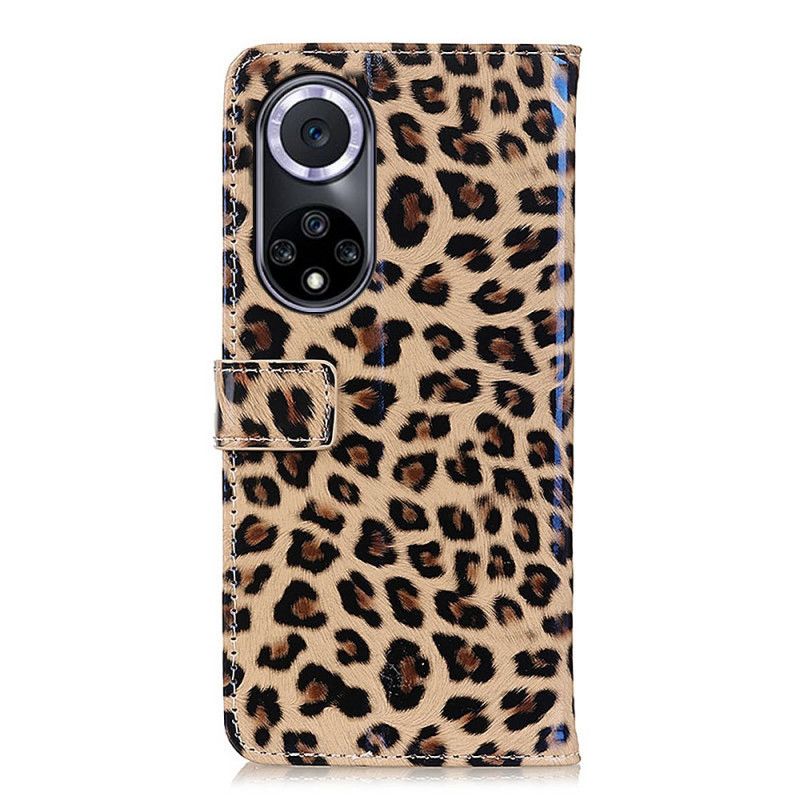 Lederhüllen Für Huawei Nova 9 / Honor 50 Einfacher Leopard