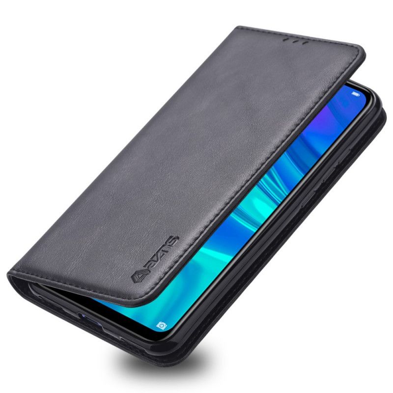 Flip Case Huawei Y6 2019 Schwarz Azns Kunstleder