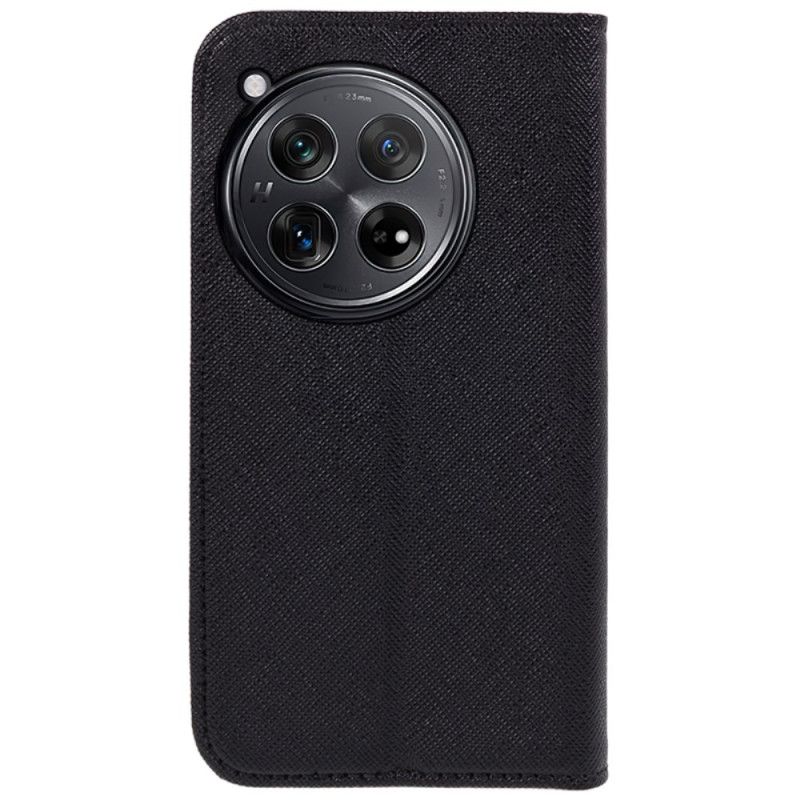 Flip Case Oneplus 12r Kreuztextur