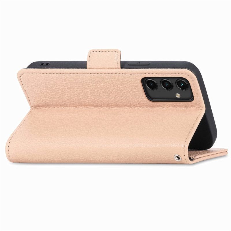 Flip Case Für Samsung Galaxy A14 / A14 5G Dekorative Blumen