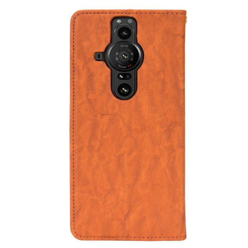 Flip Case Sony Xperia Pro-i Handyhülle Kunstleder Zweifarbig Schräg