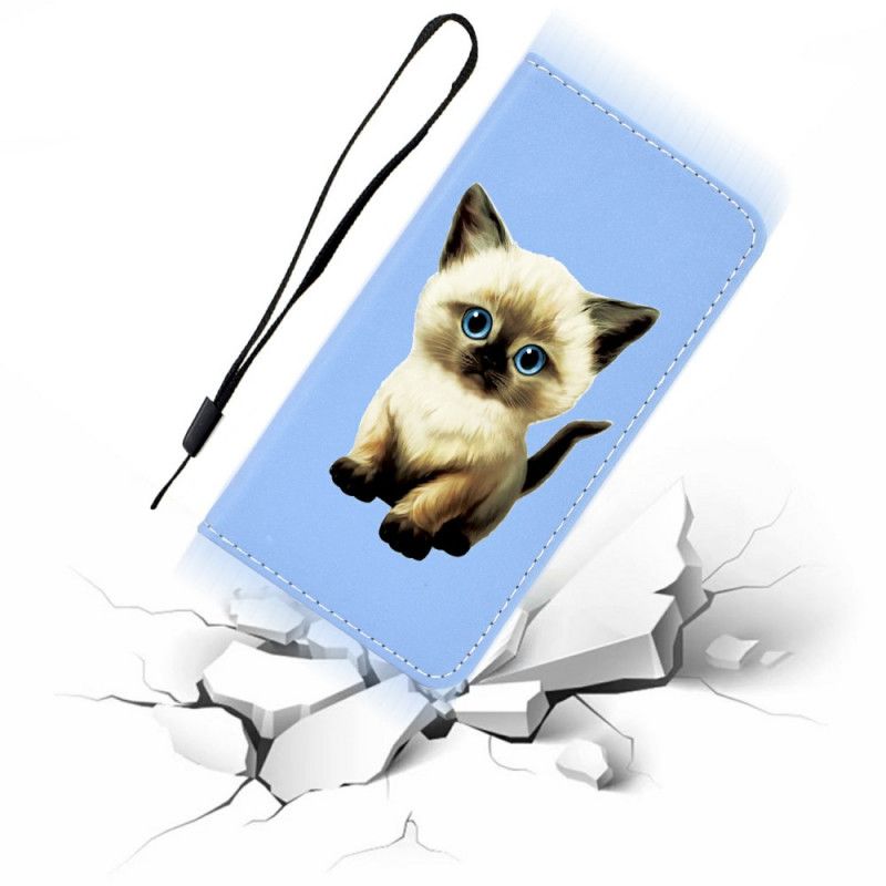 Flip Case iPhone 12 Mini Superstar Katze