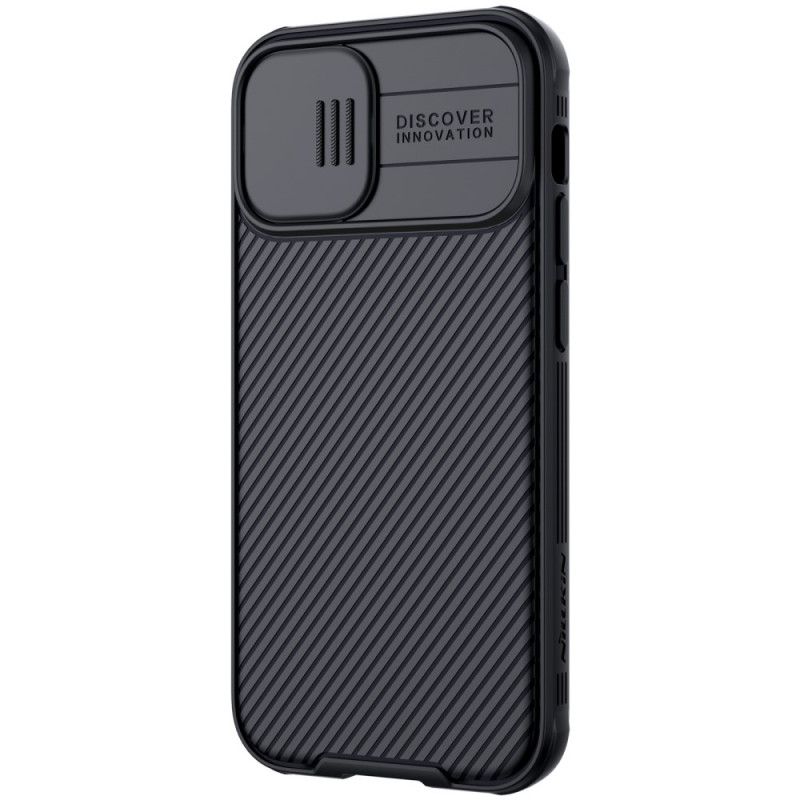 Hülle iPhone 12 Mini Schwarz Camshield Nillkin