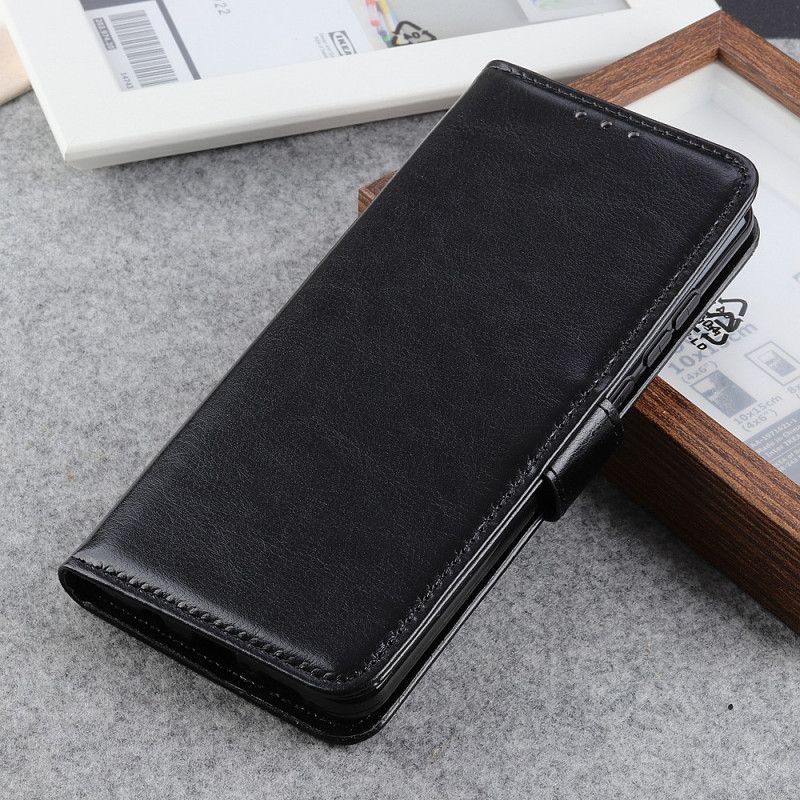 Lederhüllen OnePlus 7T Schwarz Finesse Leder Stil