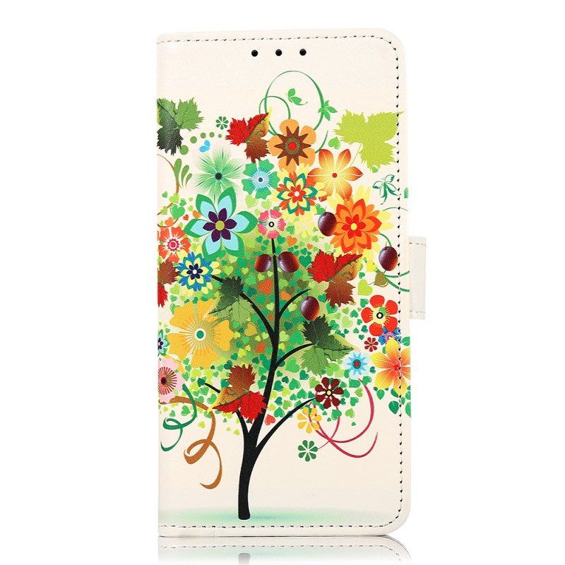 Flip Case Für Xiaomi 13 Blühender Baum