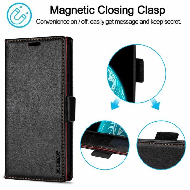 Flip Case Für Xiaomi 13 Ln.bekus Ledereffekt