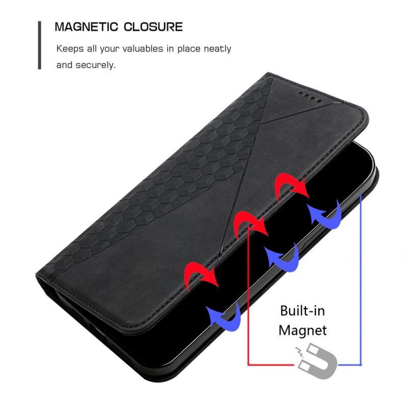 Schutzhülle Für Xiaomi 13 Flip Case Stil Leder 3d-muster