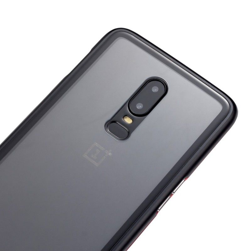 Hülle OnePlus 6 Weiß Abnehmbar