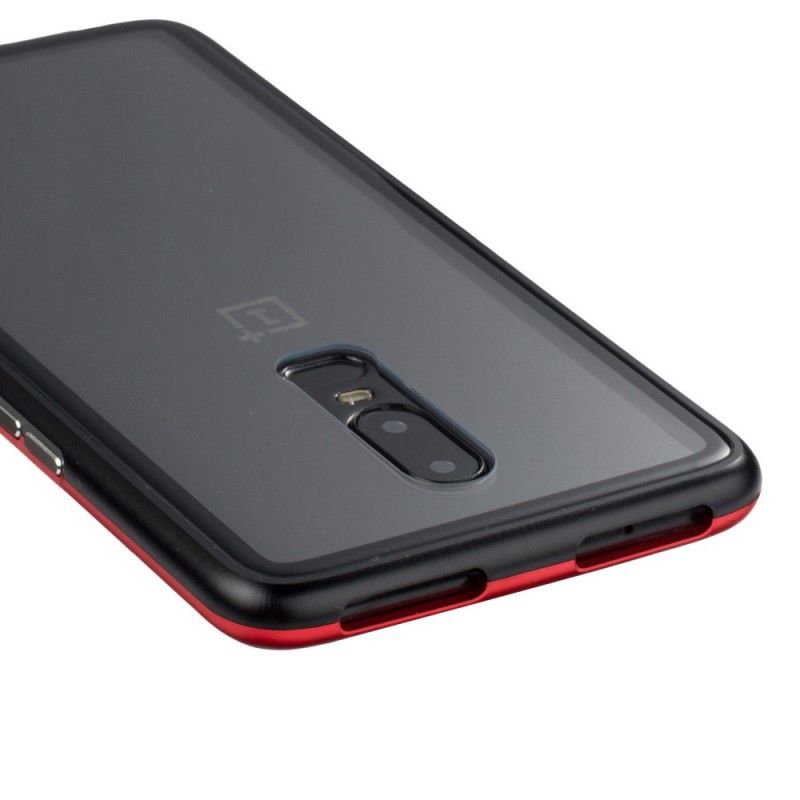 Hülle OnePlus 6 Weiß Abnehmbar