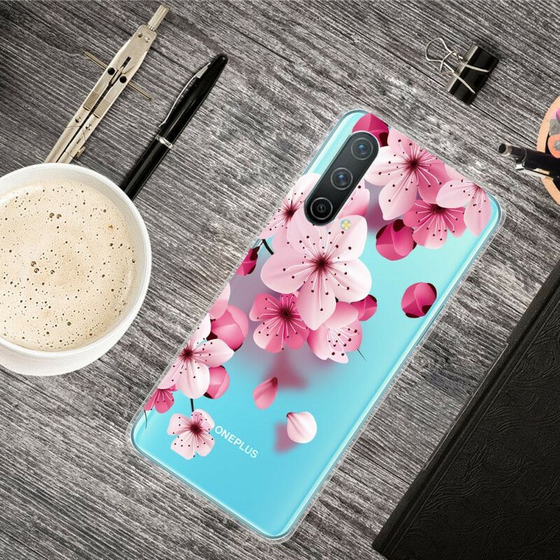 Hülle Oneplus Nord Ce 5g Handyhülle Kleine Rosa Blumen