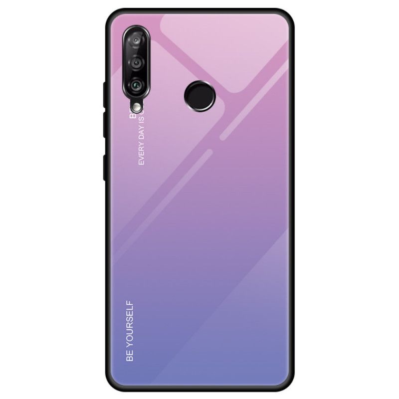 Hülle Huawei P Smart Plus 2019 Rot Verzinkte Farbe