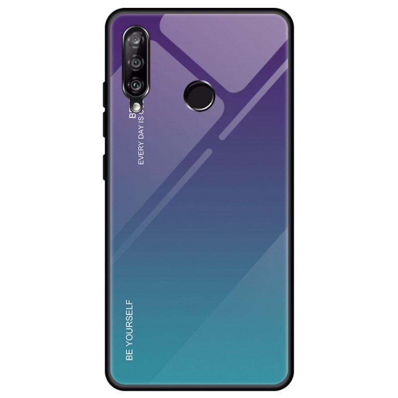 Hülle Huawei P Smart Plus 2019 Rot Verzinkte Farbe