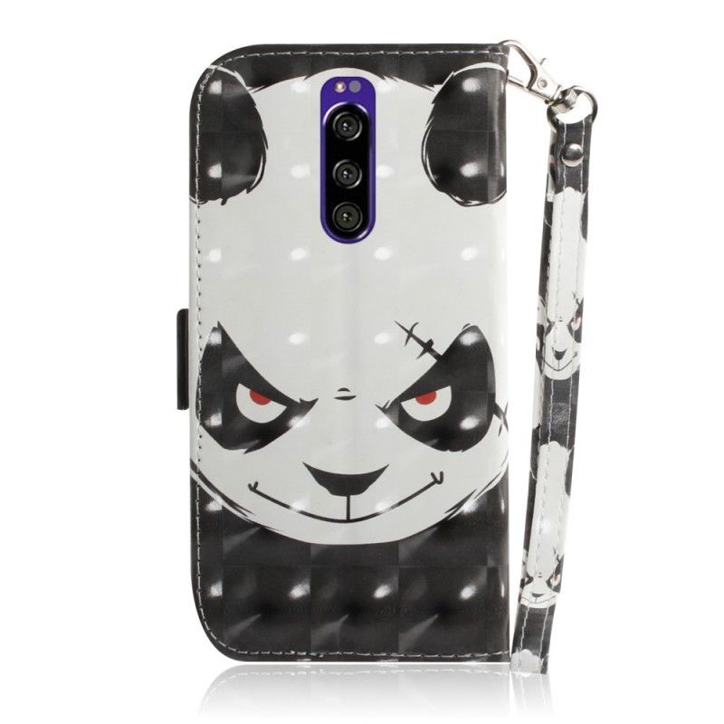 Lederhüllen Sony Xperia 1 Wütender Panda Mit Tanga